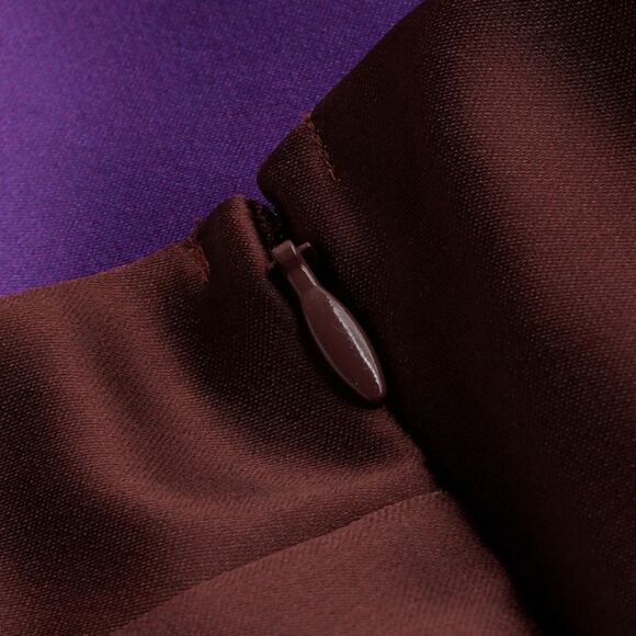 Satin Floral Twist Front Maxi Dress - Small - Picture 8 of 12